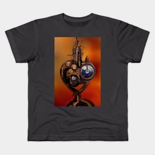 Steampunk mechanical heart Kids T-Shirt